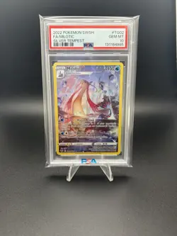 Pokemon Milotic TG02 Full Art Silver Tempest PSA 10 - Image 1
