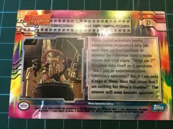 1999 Topps Pokemon Mewtwo Strikes Back #3 Consciosnes & Congratulatio Blue Logo - Image 2