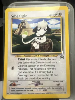 Smeargle 32/53 Wotc Promo Regular Pokemon Vintage - Image 1