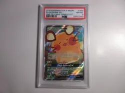 PSA 8 Dedenne GX Full Art Promo 195a Pokemon Card - Image 1