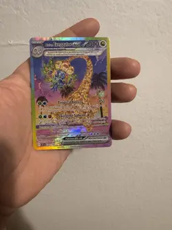 Pokemon Alolan Exeggutor EX 242/191 SV08 Surging Sparks **Fan ArtCard** - Image 2