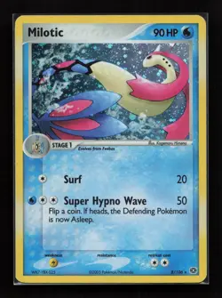 Milotic 8/106 Holo Rare Emerald Pokemon Moderately Played - Image 1