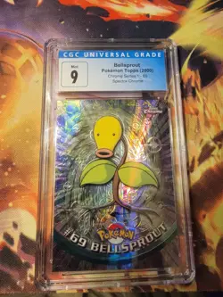 Pokemon Bellsprout CGC 9 Topps Chrome Spectra - Image 1
