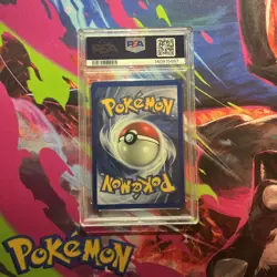 Pokemon TCG Blastoise Base Set Holo Unlimited Rare PSA 4 Excellent 1999 #2 - Image 2