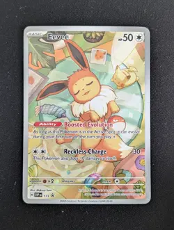 Eevee 173 Black Star Promo Illustration Rare Holo Pokemon TCG - Image 1