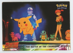 The Battle of the Champions 25 Mewtwo Strikes Back TOPPS Pokemon the First Movie - Image 1