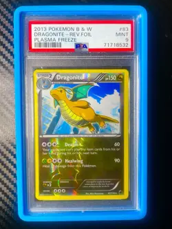 Dragonite 83/116 Plasma Freeze Reverse Holo Pokemon 2013 PSA 9 - Image 1