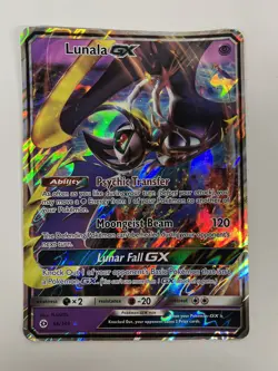 Lunala GX 66/149 Full Art Jumbo Sun & Moon Black Star Promo 2016 Pokemon - Image 1
