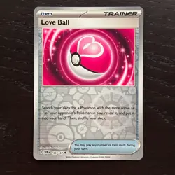 Love Ball 156/167 Pokemon Twilight Masquerade SV06 Reverse Holo Uncommon NM - Image 1