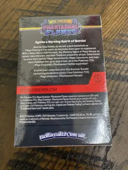 Pokemon TCG Mega Evolution Phantasmal Flames Booster Bundles New Sealed 6 Packs - Image 2
