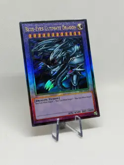 Blue-Eyes Ultimate Dragon ES01-AE019 Ultimate Rare AE NM YuGiOh - Image 3