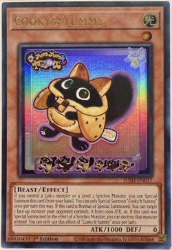 Yugioh! - Cooky☆Yummy - JUSH-EN017 - Ultra Rare - 1'st Edition - NM/M - Image 1