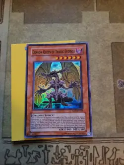 YUGIOH DRAGON QUEEN OF TRAGIC ENDINGS ABPF-EN014 SUPER UNLIMITED ED NM - Image 2