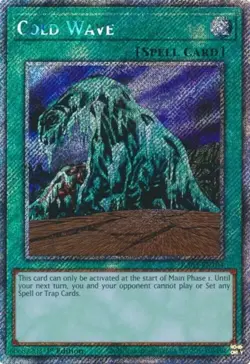 Cold Wave - RA03-EN104 - Platinum Secret Rare - 1st Edition Yugioh - Image 1
