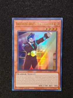 Battlin' Boxer Promoter 1st Ed 034 Yugioh Soulburning Volcano TCG Near Mint Save - Image 1