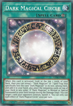 Dark Magical Circle 1st LED6-EN009 Common X 1 Near Mint yugio Near Mint YUGIOH - Image 1