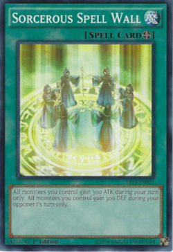 Sorcerous Spell Wall YS14-EN021 1st Edition - Near Mint YUGIOH - Image 1