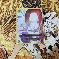 One Piece You'll Frighten Me… Alt Art OP14-118 The Azure Sea's Seven English - Image 1