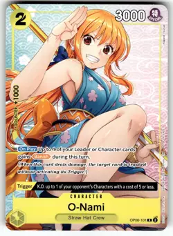 One Piece Promotion Card OP06-101 O-Nami (Welcome Pack Vol. 2) - Image 1
