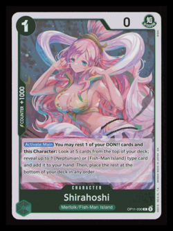 One Piece TCG Shirahoshi OP11-030 Rare Foil Near Mint English - Image 1