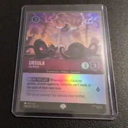 Ursula Sea Witch Epic Alternate Art Fabled Disney Lorcana 208/204 NM/MINT - Image 1