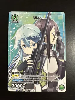 Union Arena English Promo - Sinon UEPR/SAO-1-089 U Sword Art Online - Image 1