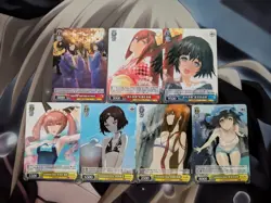 Weiss Schwarz Steins;Gate Chinese Exclusive Full PR Promo Set PR-01-07 Set Of 7 - Image 1