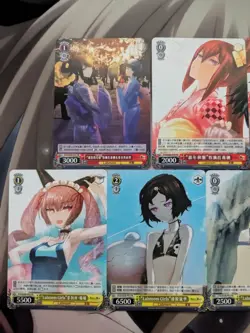 Weiss Schwarz Steins;Gate Chinese Exclusive Full PR Promo Set PR-01-07 Set Of 7 - Image 2