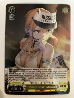 Weiss Schwarz Goddess of Victory Nikke S117-E014S SR "Pierce Shot" Maxwell FOIL - Image 1
