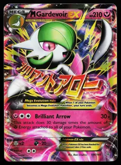 M Gardevoir EX 106/160 Holo XY Primal Clash Pokemon Card - Image 1