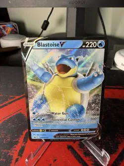 Blastoise V - SWSH101 - Pokemon Sword & Shield Promo Ultra Rare Holo Card - Image 1