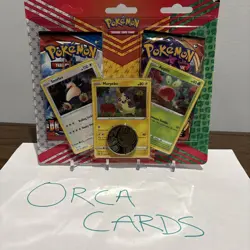Pokemon TCG: Snorlax, Morpeko & Applin Cards with 2 Booster Packs & Coin 820650809842 - Image 1