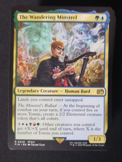 Magic: the Gathering Commander Deck - The Wandering Minstrel - Towns Landfall - Image 1