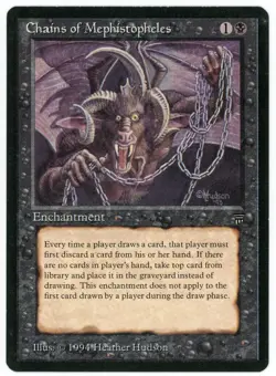 MTG Chains of Mephistopheles, Legends, Lightly Played, English - Image 1