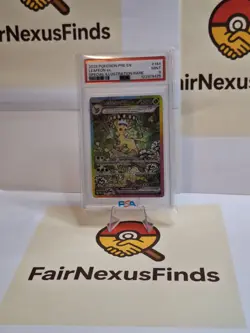 Pokemon Leafeon ex Prismatic Evolutions Special Illustration Rare #144 PSA 9 - Image 1