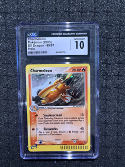 Charmeleon Pokemon 2003 EX Dragon 99/97 Holo GEM MINT CGC 10 - Image 1