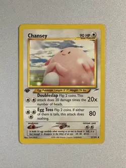 Pokemon TCG - Chansey (31/105) 1st Edition Neo Destiny - Regular Rare - NM - Image 1