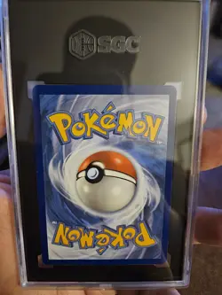 2022 POKEMON SWORD & SHIELD BRILLIANT STARS #018 CHARIZARD VSTAR SGC 9.5 - Image 2