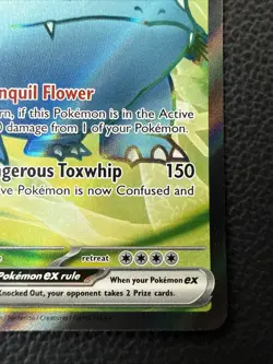 NM Venusaur ex Scarlet & Violet 151 182/165 Holo Ultra Rare Full Art Pokemon - Image 3