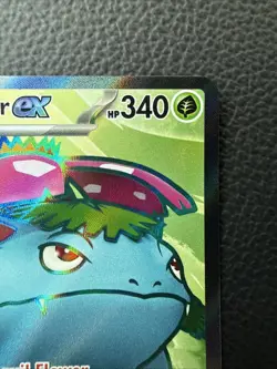 NM Venusaur ex Scarlet & Violet 151 182/165 Holo Ultra Rare Full Art Pokemon - Image 4