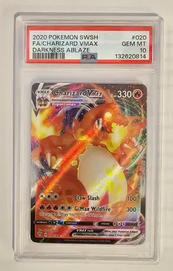 Pokemon Darkness Ablaze CHARIZARD VMAX PSA 10 Gem Mint - Image 1