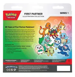 PRESALE (x4) Pokemon First Partner Illustration Collection Series 1: Late March - Image 3