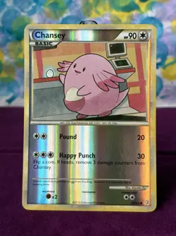 Pokemon TCG; Chansey - HeartGold & SoulSilver - Reverse Holo 58/123 - Image 1