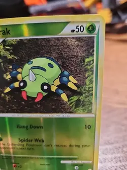 Spinarak 83/123 HeartGold SoulSilver Reverse Holo 2010 Pokemon TCG NM - Image 3