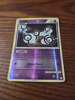 Unown FLASH 55/123 - HeartGold & SoulSilver - Pokemon TCG Reverse Holo - Image 4