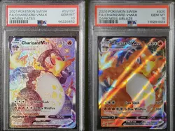 PSA 10 POKEMON LOT CHARIZARD SHINY VMAX #SV107 & VMAX #020 - Image 1