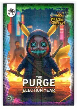 The Purge Election Year #39 - Galaxy Holo - Electric Pikachu Cosplay - Pokemon - Image 1