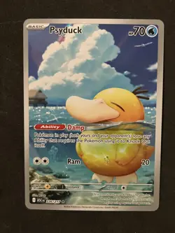 Psyduck Illustration Rare 226/217 Pokemon Ascended Heroes English IR NM - Image 1