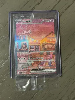 Mew ex SVP 053 Pokemon TCG Scarlet Violet 151 Black Star Promo Full Art SEALED - Image 1