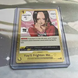 • You'll Frighten Me... • OP14-118 R The Azure Seas Seven One Piece NM Foil - Image 1